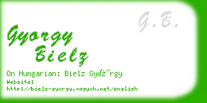 gyorgy bielz business card